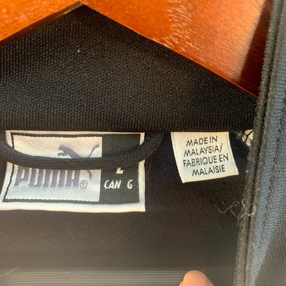 Puma Jacket Track Full Zip Lafayette Soccer Black Mens Size L Large - Picture 3 of 6